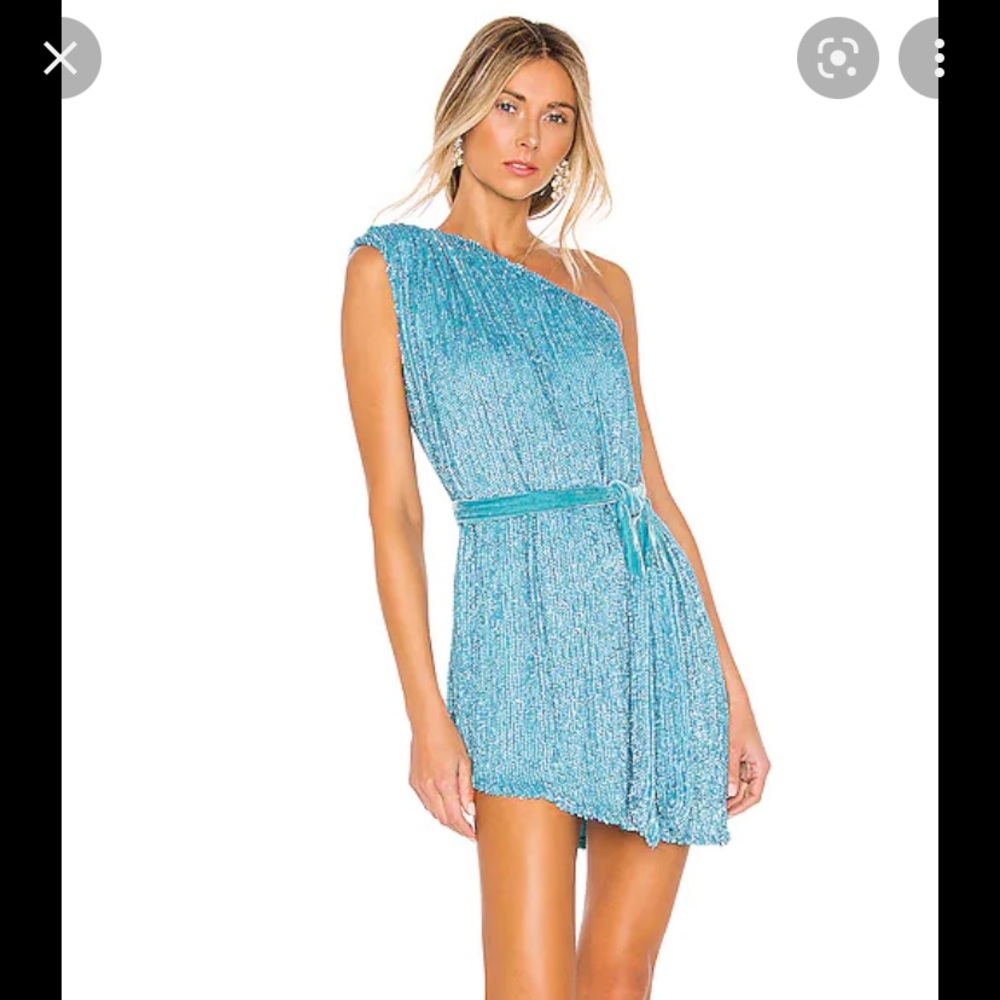 Retrofete one shoulder dress